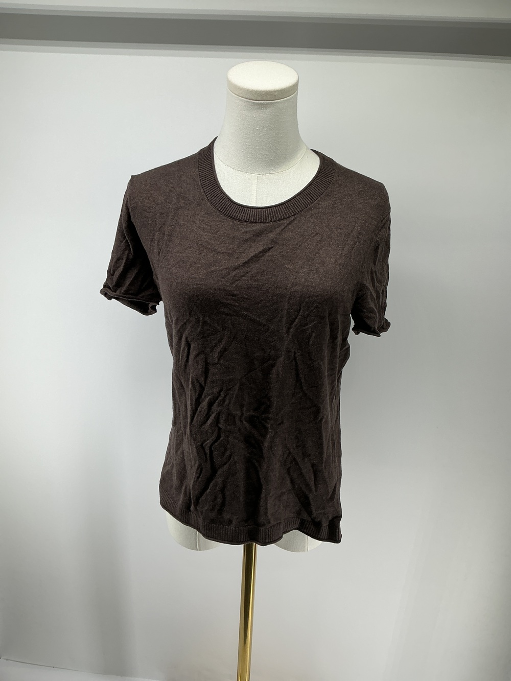 Lightweight Cotton Cashmere Relaxed Sweater Tee